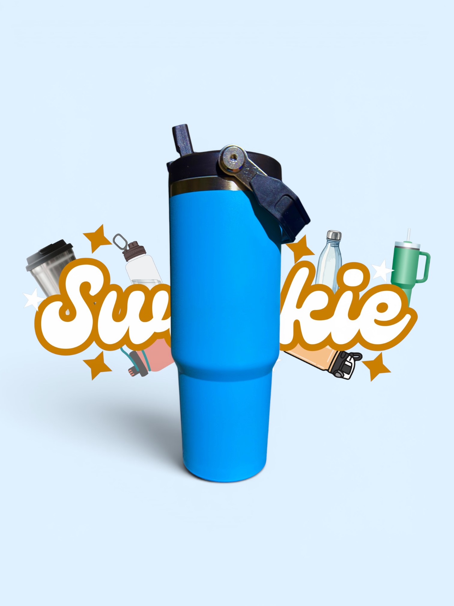 Thermal Straw Bottle 890ml