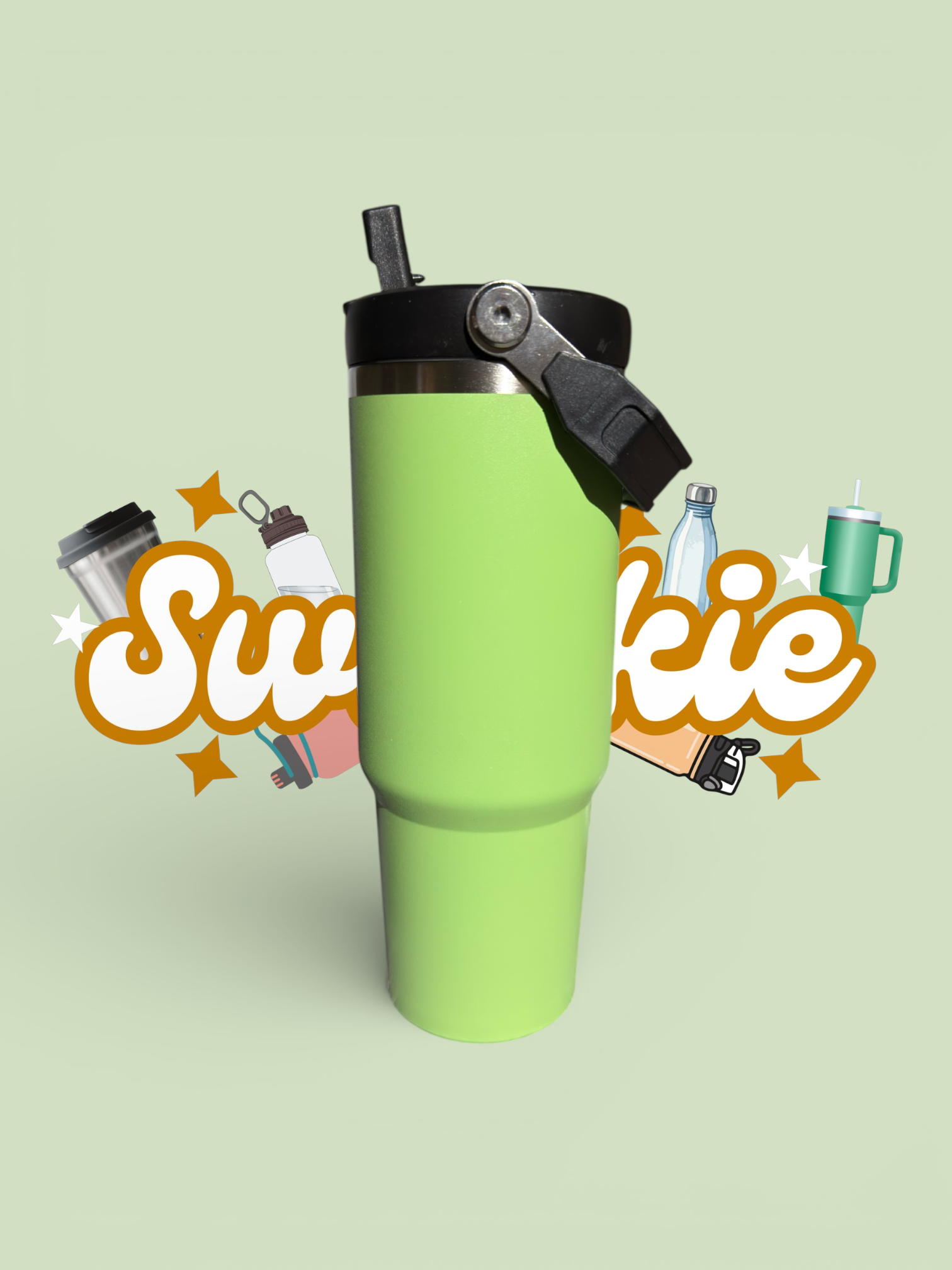 Thermal Straw Bottle 890ml