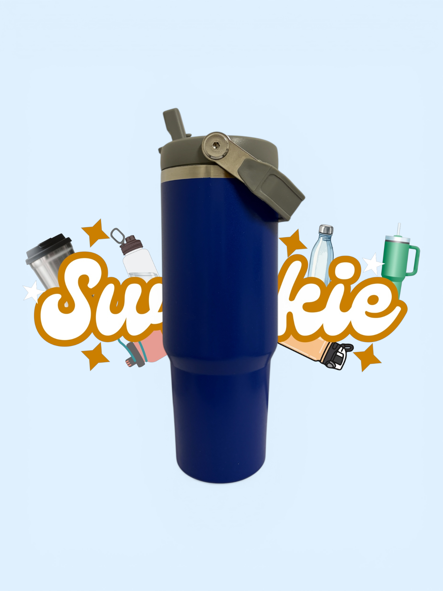 Thermal Straw Bottle 890ml