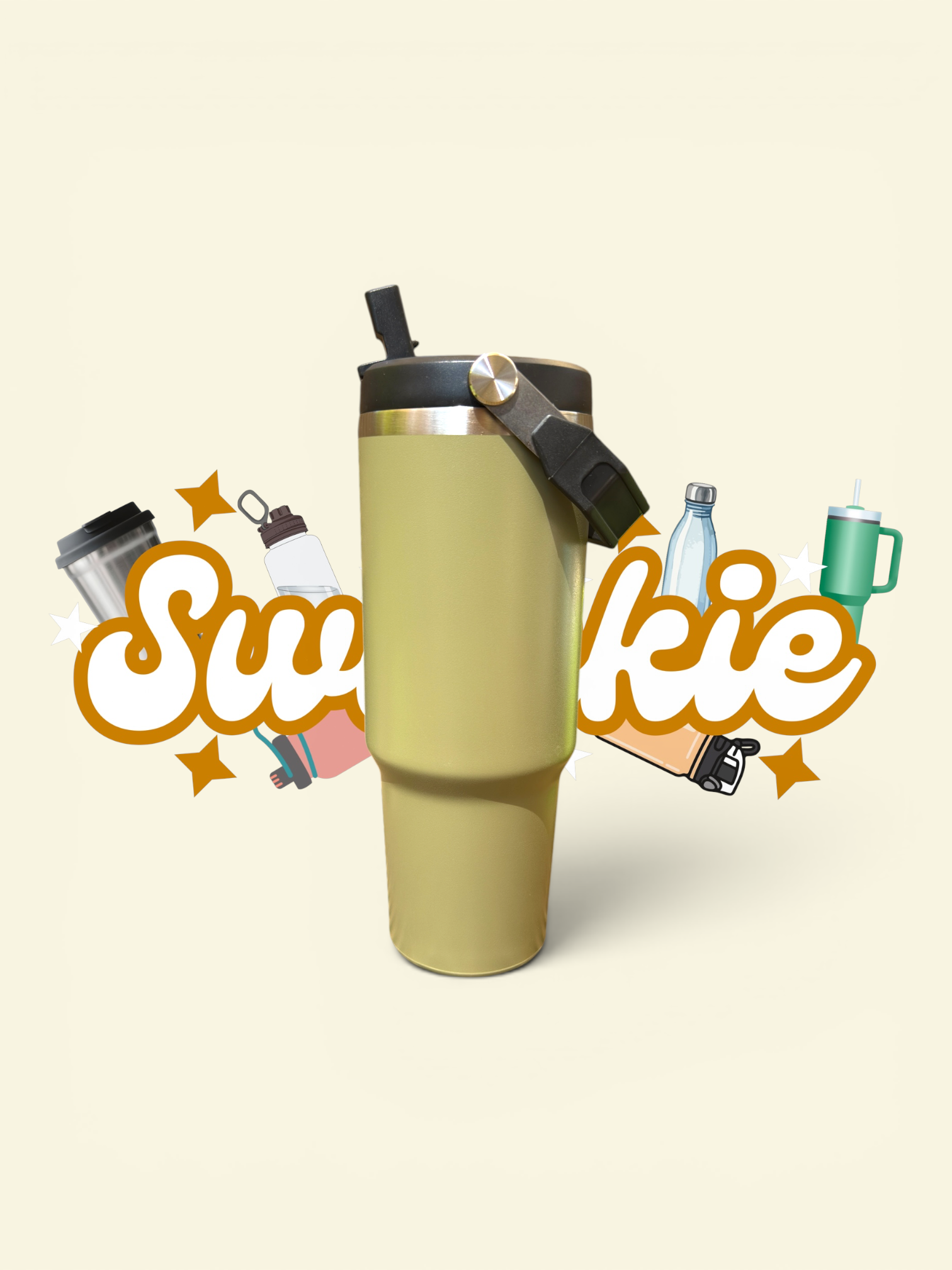 Thermal Straw Bottle 890ml