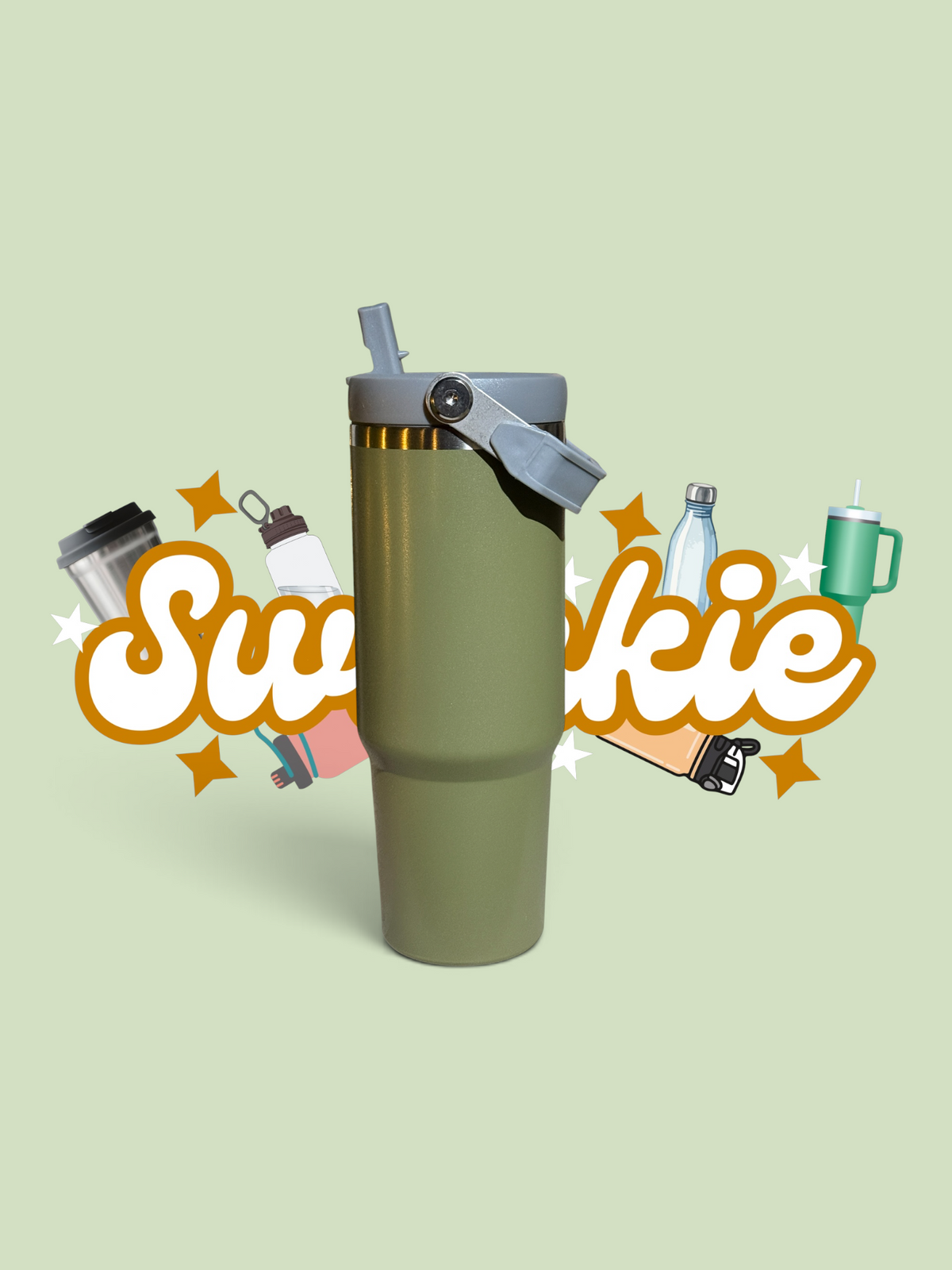 Thermal Straw Bottle 890ml