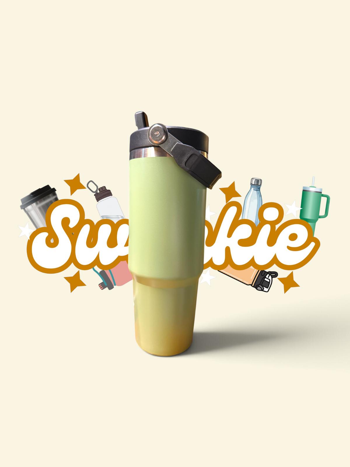 Thermal Straw Bottle 890ml
