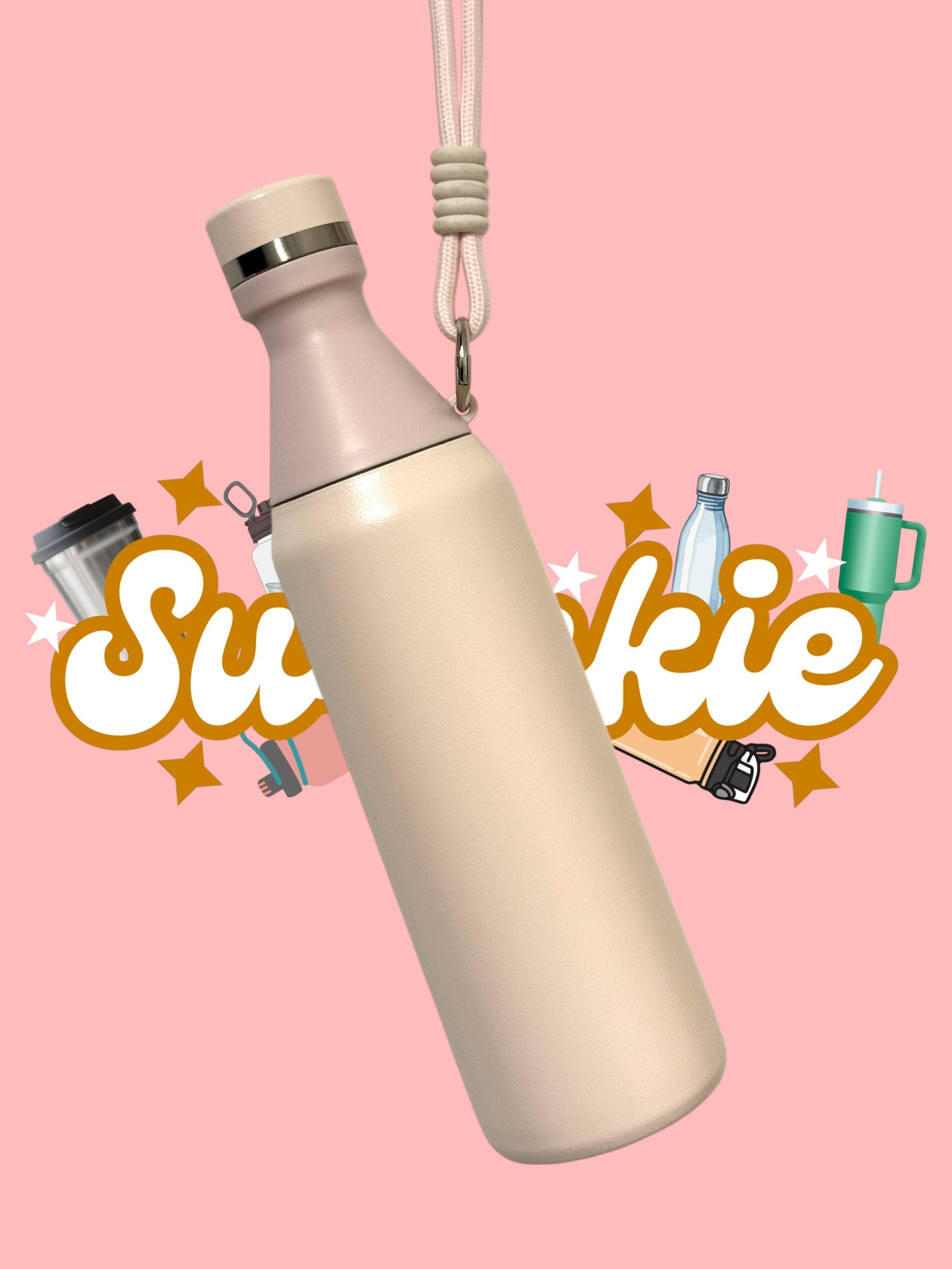 Aura Stainless Bottle 600ml