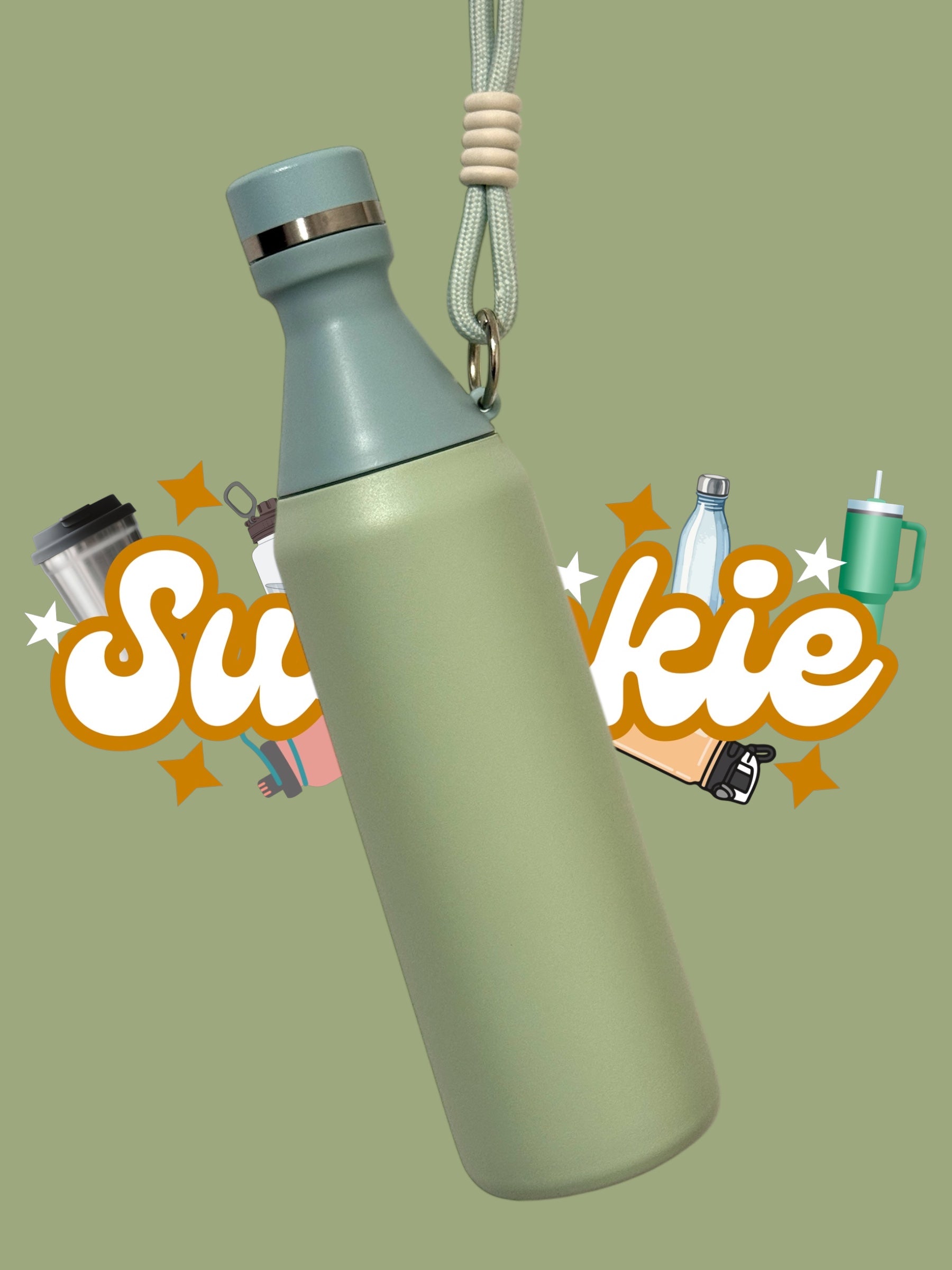 Aura Stainless Bottle 600ml