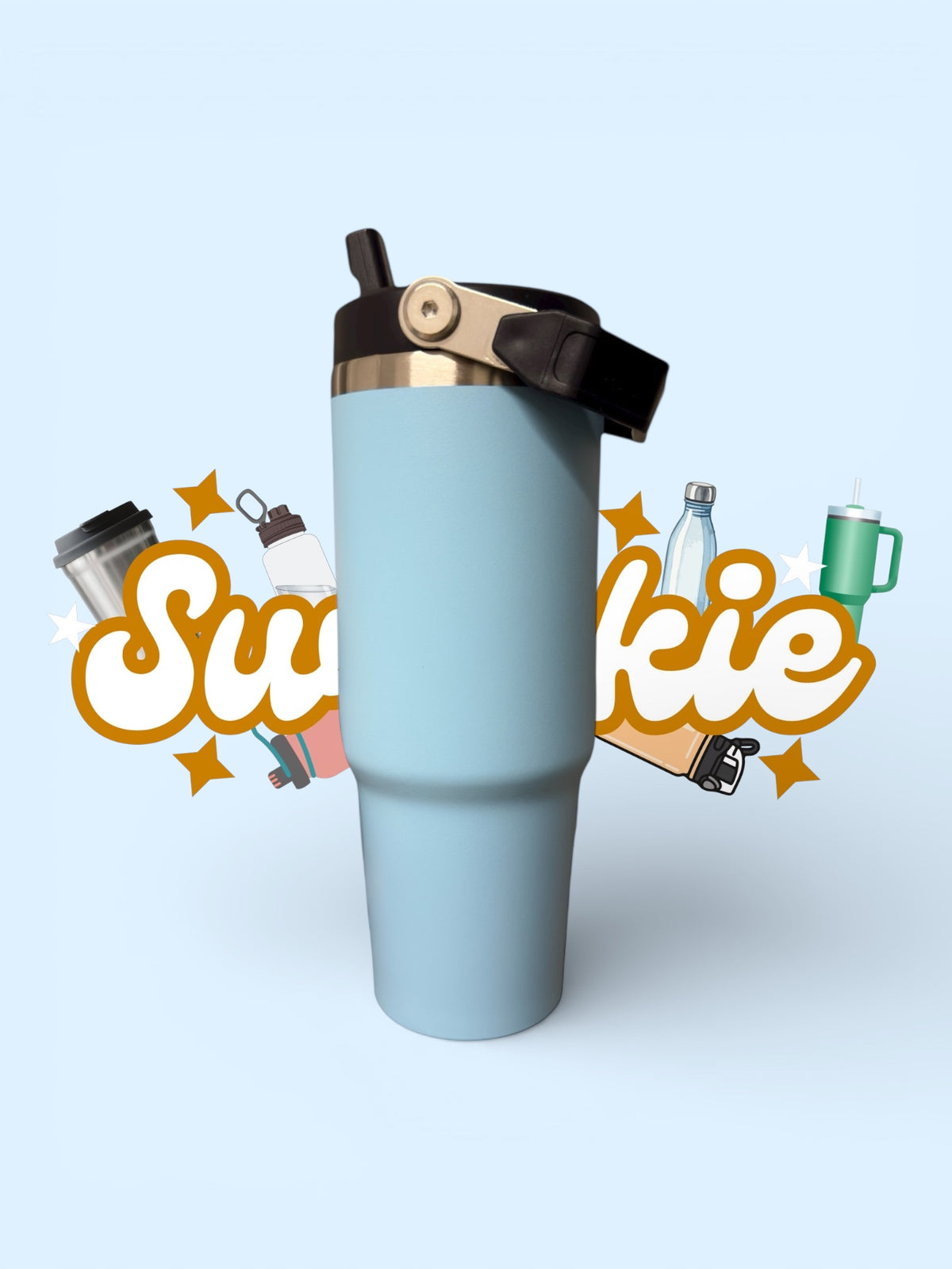 Thermal Straw Bottle 890ml
